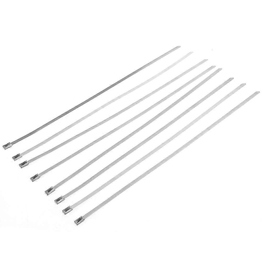 Metal Zip Ties Heavy Duty Self-Locking Secure Tightly Hoses Industrial High Temperature Resistant 101Pcs