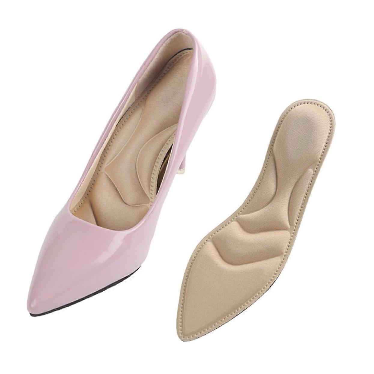 Einlegesohlen For High Heels Breathable Insole Pad Comfortable Insoles Light Brown
