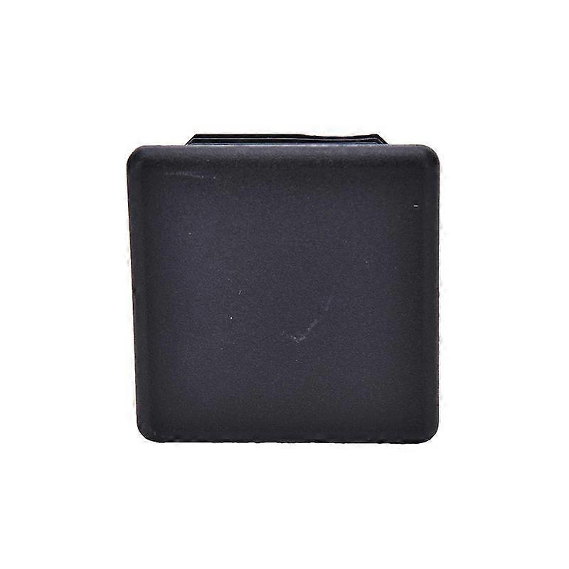 10Pcs Plastic Black Blanking End Caps Square Inserts For Tube Pipe Box Section