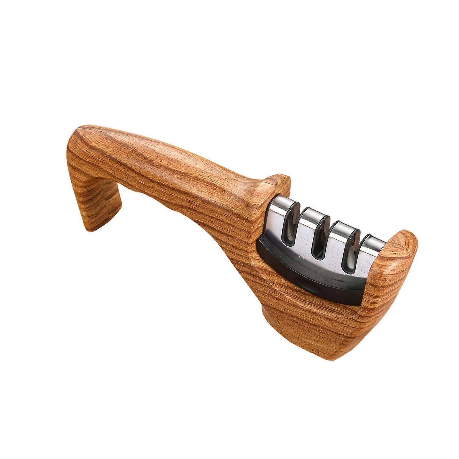 Stable Quality Cutter Sharpener Effective Wood Designs Cutter Sharpener Grinder For Enhancing Kitchen Aesthetic Multicolor