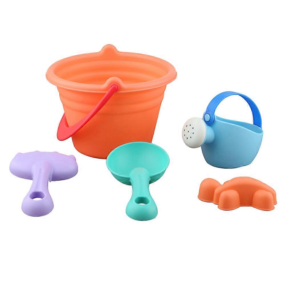 Portable 5 Piece Kids Beach Toys Set in Assorted Colors for Fun and Educational Playing Safe