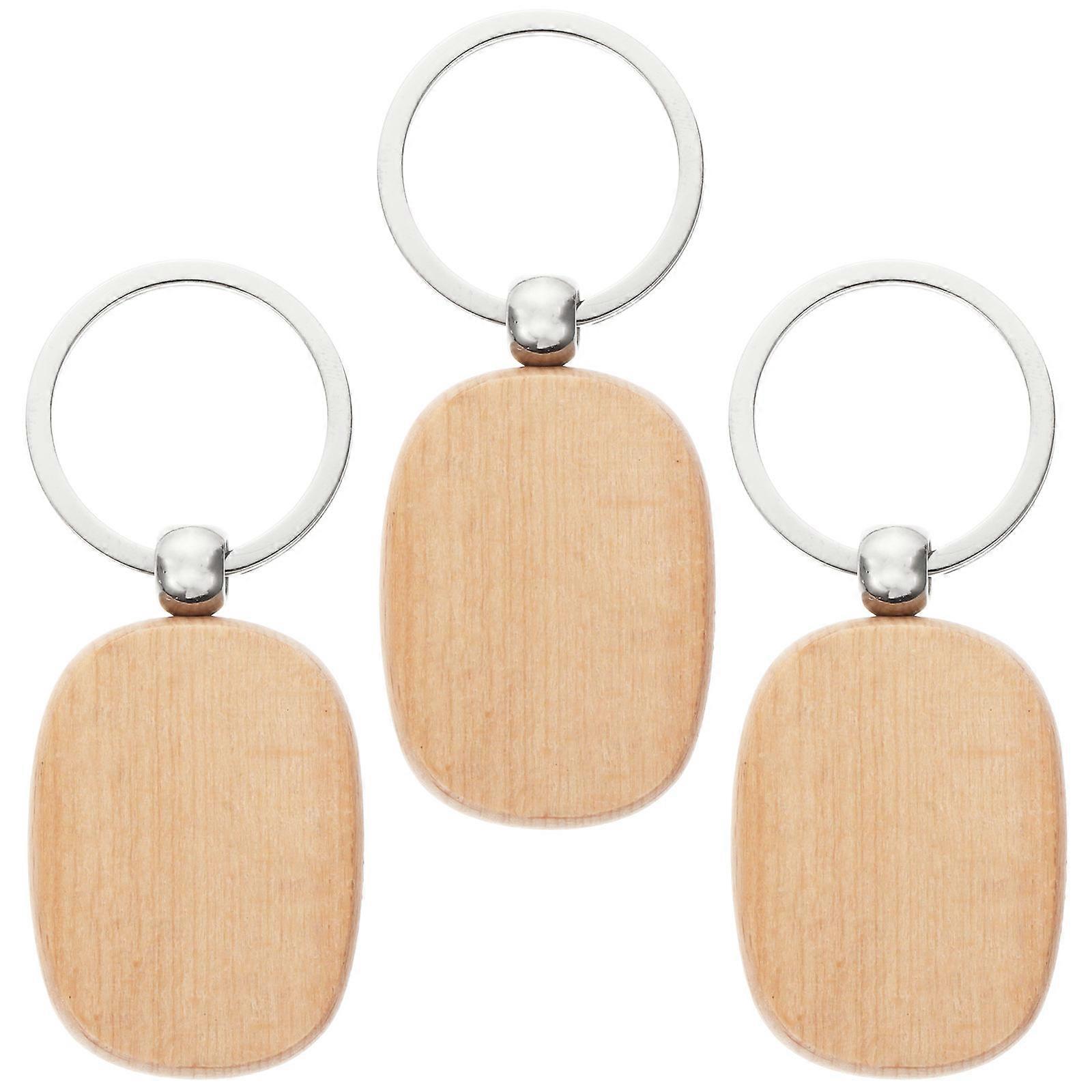 Creative Key Chain with Simple Design for Bag Decor Beige Color Small Size Easy to Carry