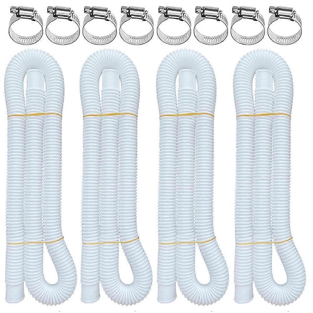 12piece pool hoses for aboveground pools, 1.25 diameter, 59 long pump hose, compatible with pump models 607, 637.
