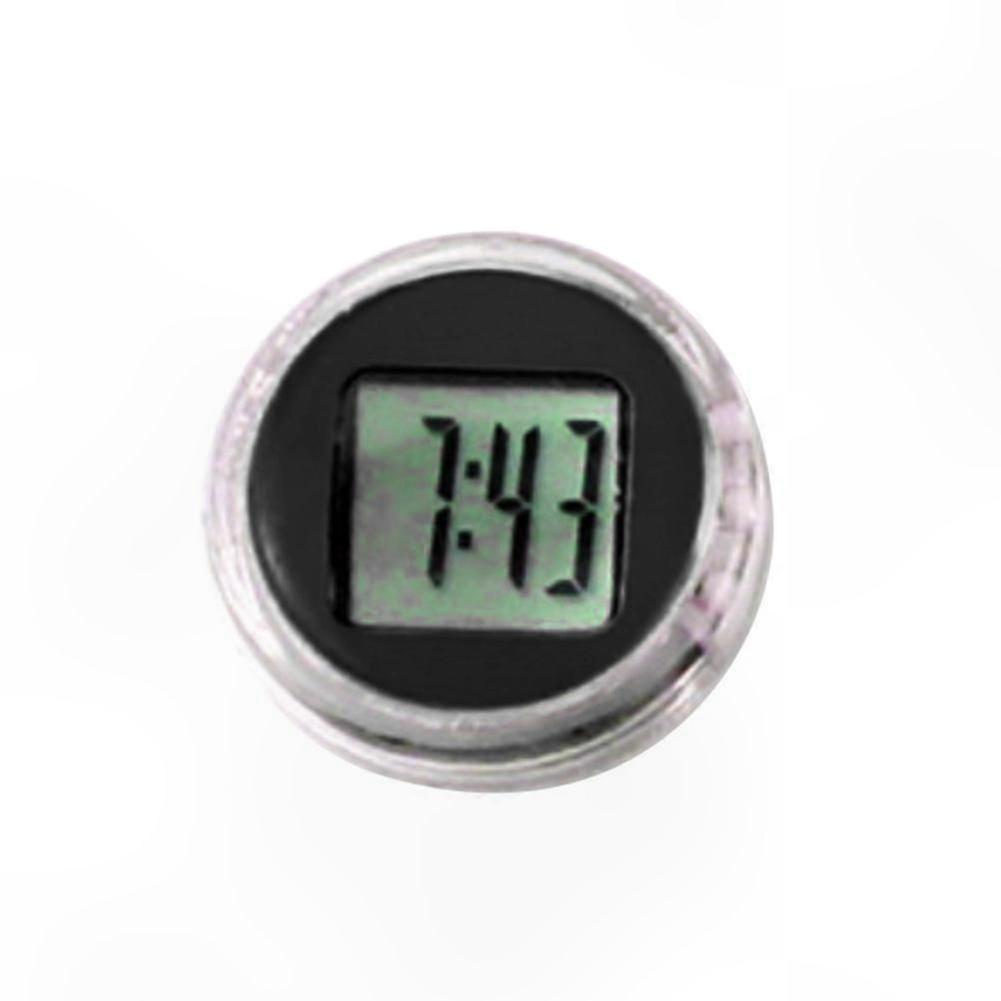 Waterproof Digital Clock for Motorcycle and Office Use with Adhesive Display