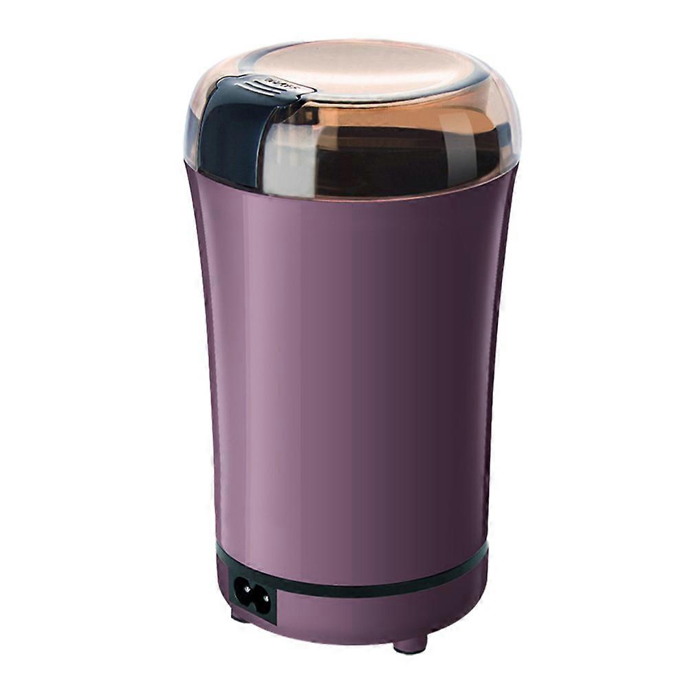 Mini cafetière britannique, broyeur à café violet à commande à une main pour usage domestique