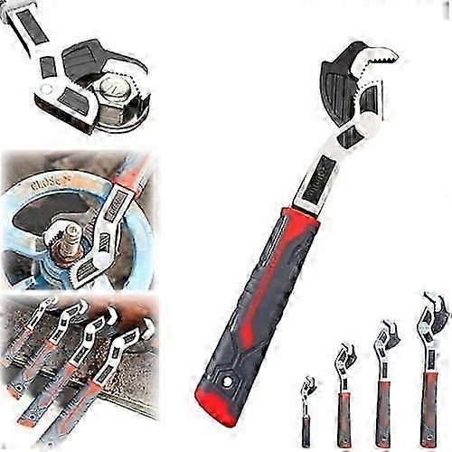 Self-Locking Pipe Wrench Set - Multi-Grip Tool in 6/8/10/12 Inch Sizes for UK Plumbers