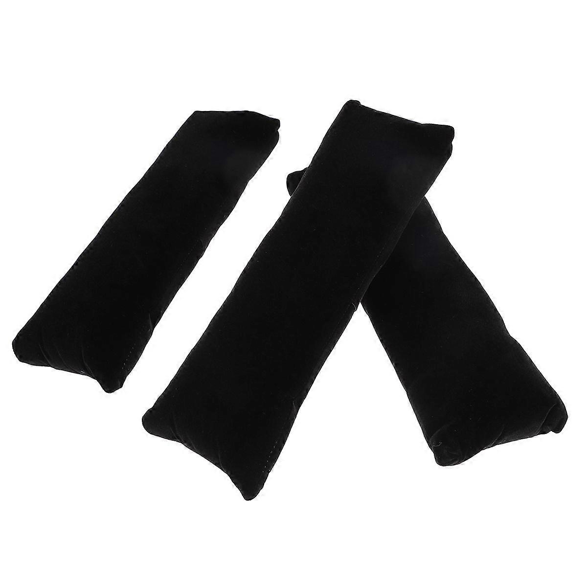 3pcs Velvet Watch Display Pillows for Jewelry Shows – Long Cushions for Bracelets & Watches, Elegant Retail Presentation Design