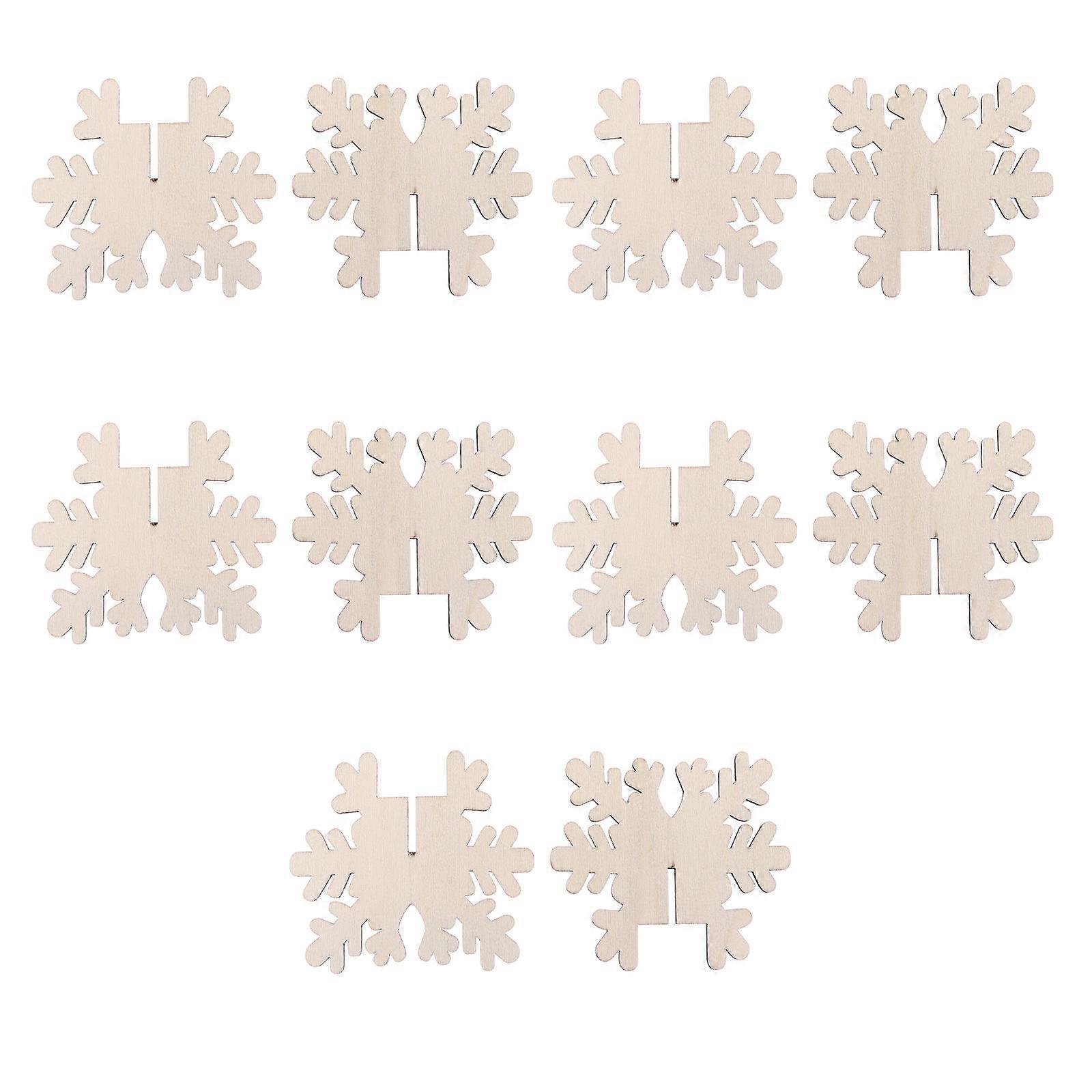 Handmade Project Supplies, Polished Snowflake Chips, Versatile for Decoration