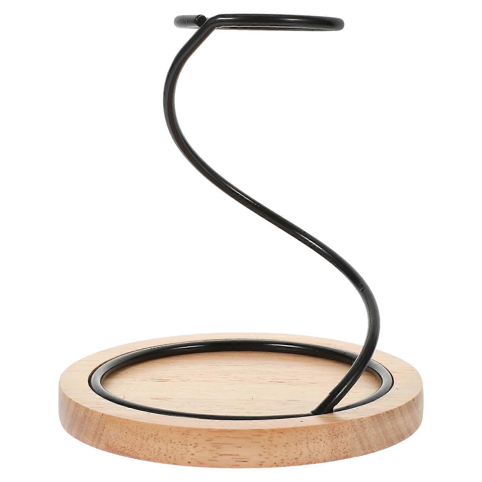 Hand Coffee Filter Holder Multi Wood and Iron Lightweight Portability Item for Storage