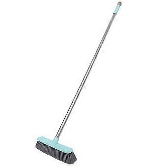 Household Floor Brush For Effective Dust Removal And Stain Removal With Long Handle In Green 1Set