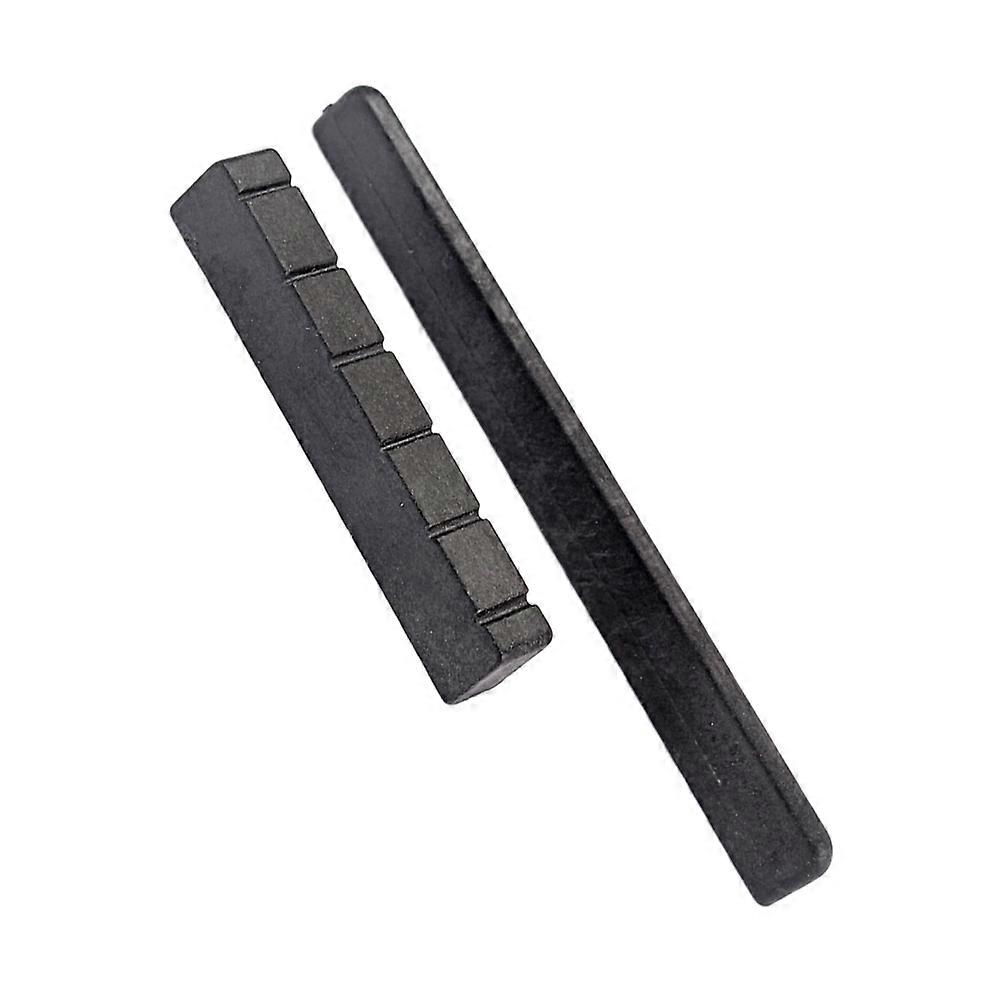 Replacement Black Saddle and Nut Kit for Classical Guitar – Easy Install, Improved Playability and Sound Quality