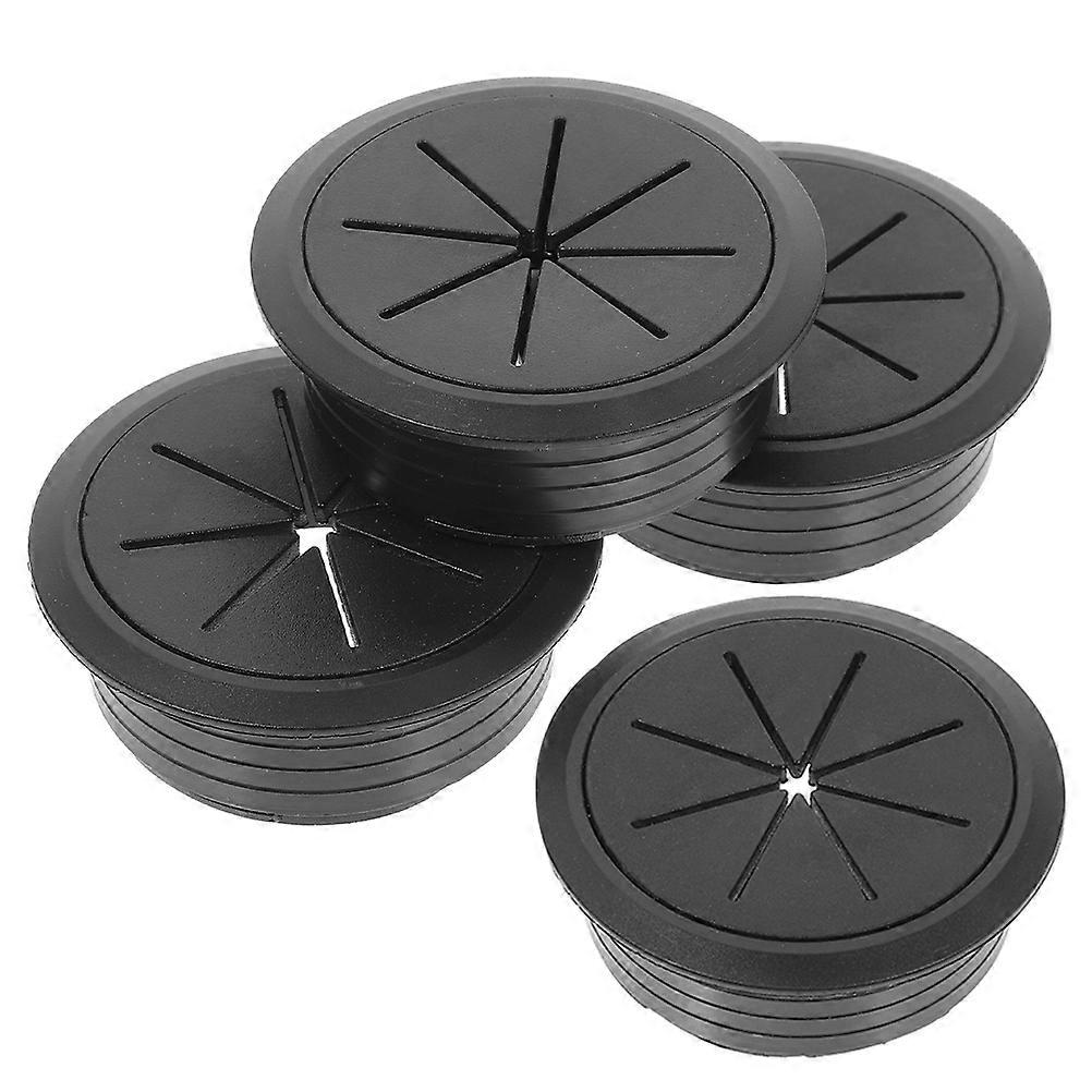 4pcs Desktop Cord Grommet Plugs Cable Hole Covers for Office Desks & Computer Stations Keep Workspaces Organized & Tidy