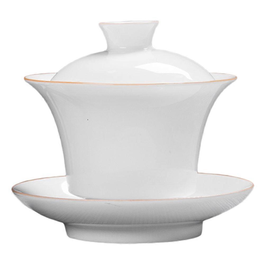 Ceramic Tea Cup 1 Set Of Elegant Teacup Traditional Design For Tea Lovers 8.5X8.5CM Round Shape