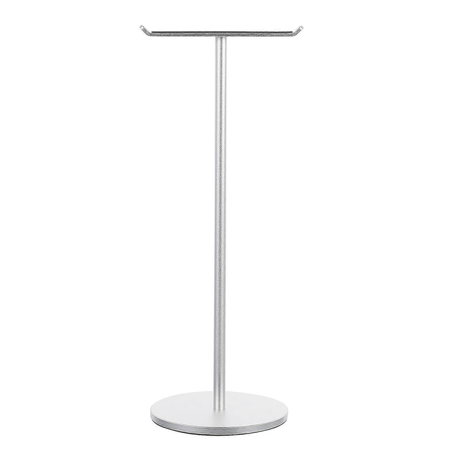 Headset Storage Rack For Bedroom Office And Cafe In Sleek Silver Featuring Simple Rack Structure 1Pcs