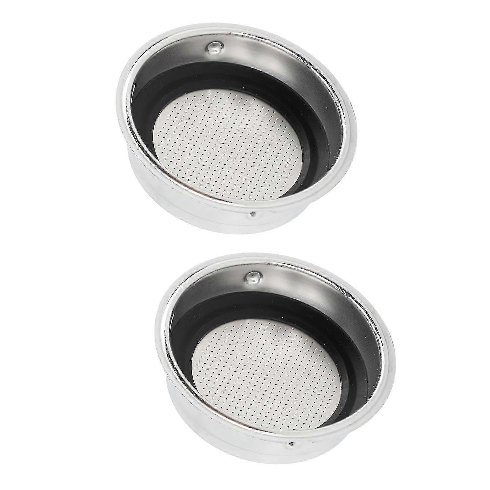 51mm filterkurv gjenbrukbar rustfritt stål Portafilter kurv for Delonghi halvautomatisk kaffemaskin Single Cup