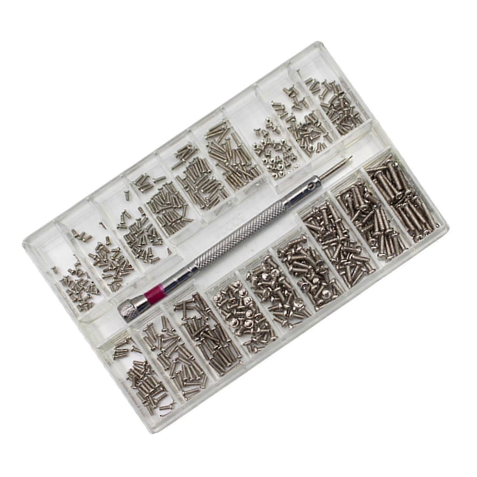 Micro Screws Set Replacement Repair Tool Tiny For Watch Glasses