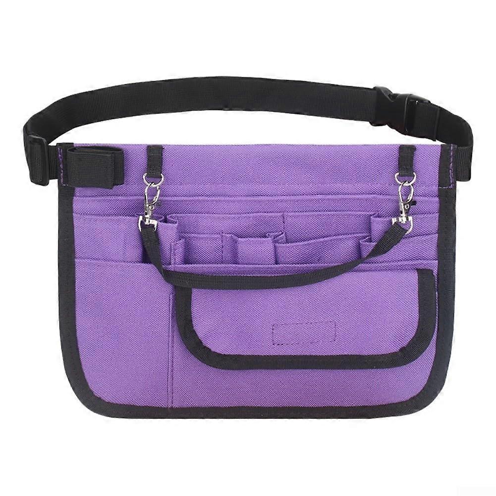 Adjustable Waist Organizer for Tools and Accessories with Durable Material for Efficient Daily Wear Purple