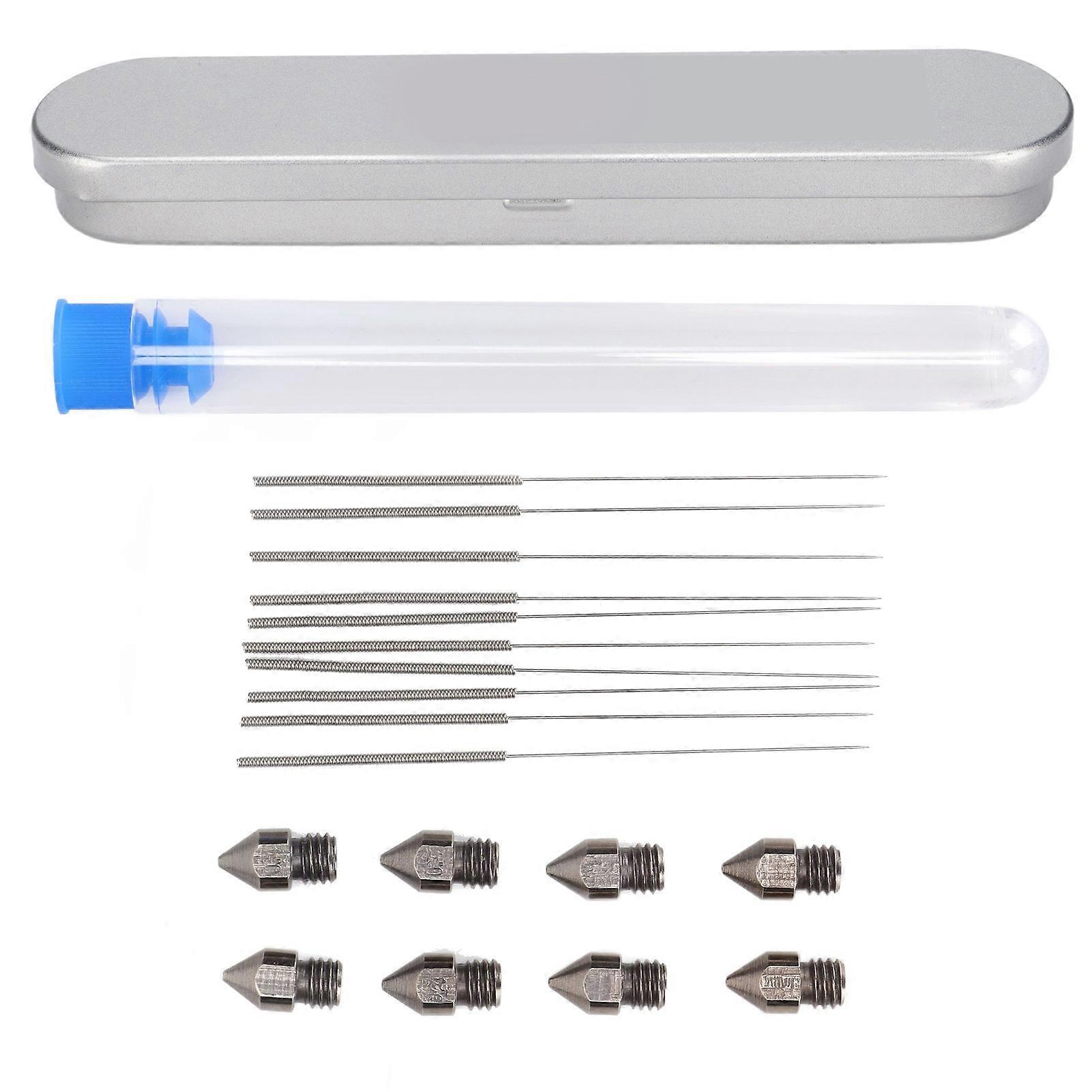 Replaceable Nozzle Cleaning Tool Kit for 3D Printers Makerbot CR 10 MK8 Accessories