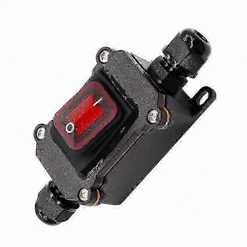 Waterproof 12V DC 20A Inline Power Switch with IP67 Rating