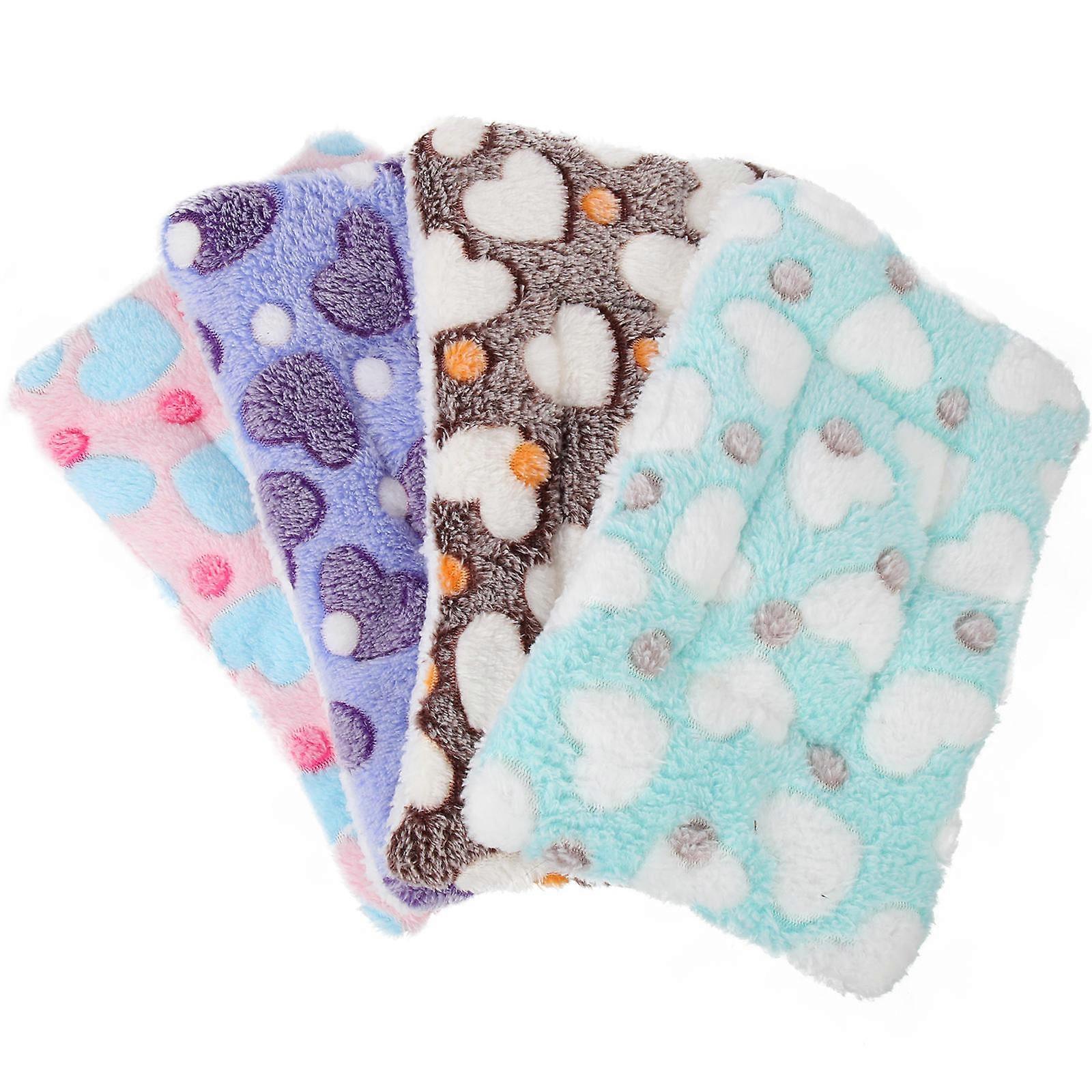 Hamster Cage Pad 16 Pcs Warmth Resting Bed For Small Animals 25X17X0.3CM Assorted Color Made Of