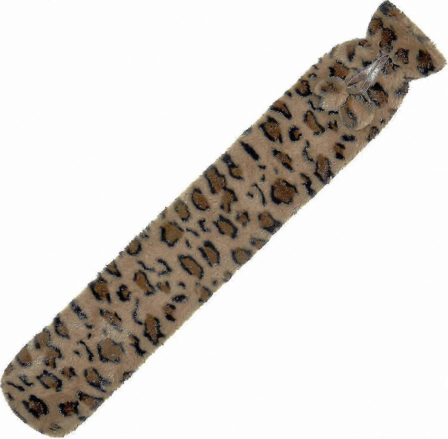 Luxuriously Soft Hot Water Bottle with Extended Length and Stylish Cover Options