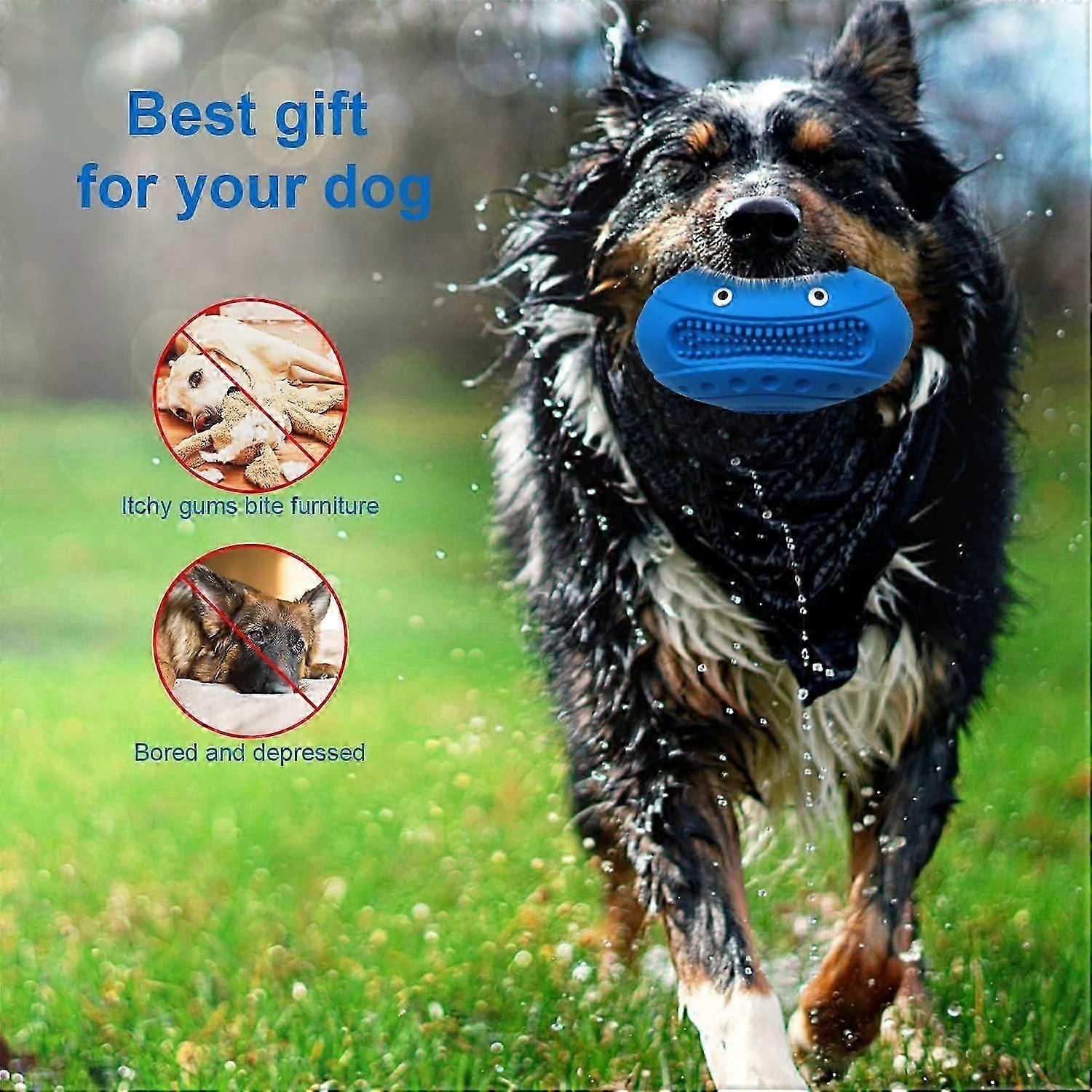 Indestructible Squeaky Dog Toys Tooth Cleaning
