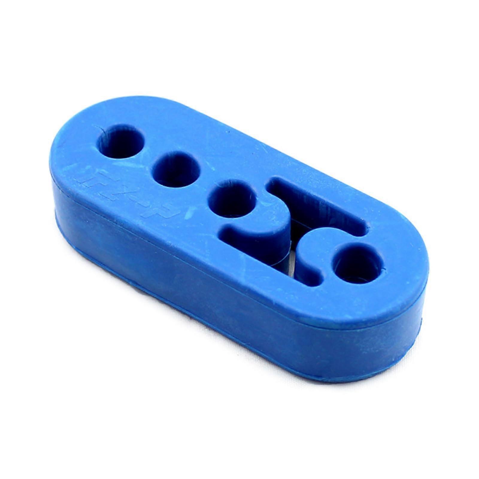 Polyurethane Rubber Short Hanger Insulator Bracket Bushing Mount 12mm 4-Hole Blue for Most Models