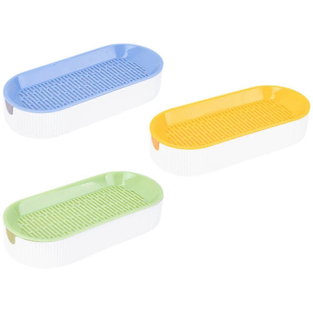 3pcs Hydroponic Cat Grass Planter, Soilless Catnip Growing Box for Pets, Double Design with Planting Area for Home Use