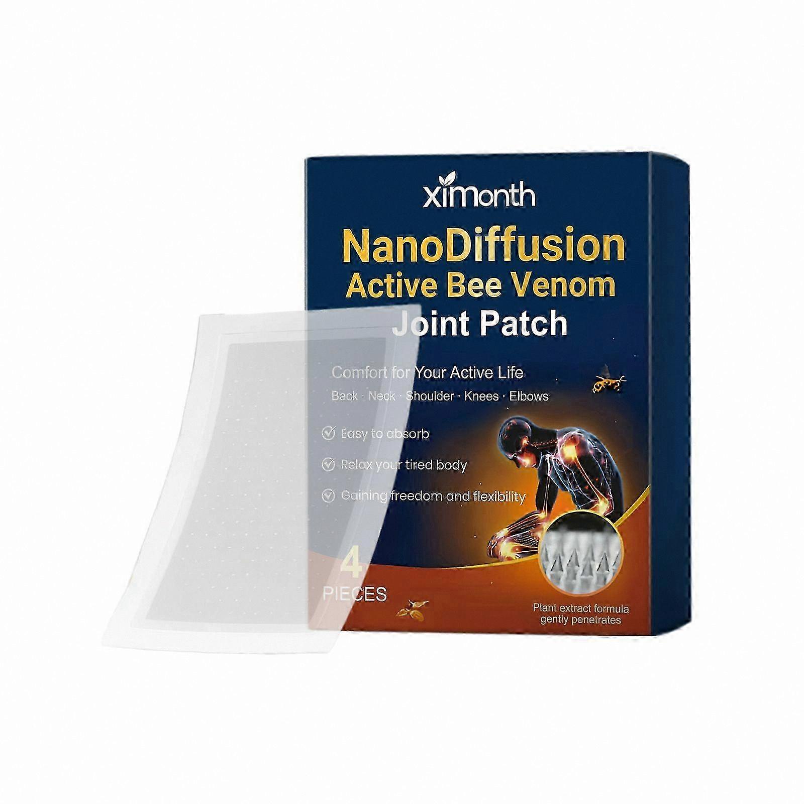Joint Pain Relief Patches with Bee Venom for Back, Knee, Neck, Shoulder, Hand Support