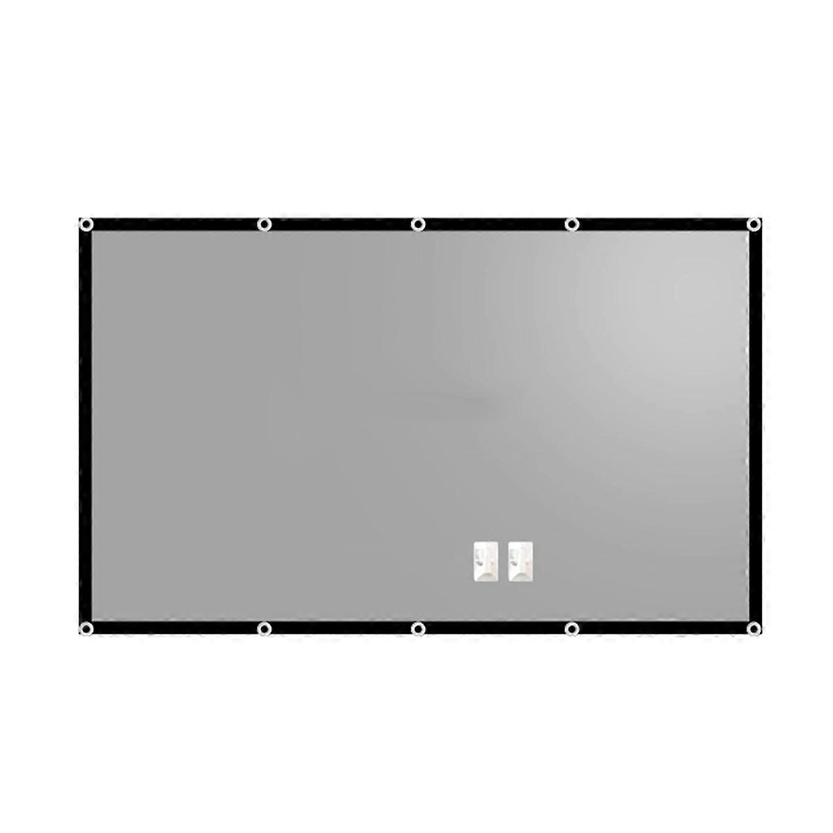 High Brightness Portable Projection Screen Anti-Light Projector Curtain Metal Reflective Fabric with