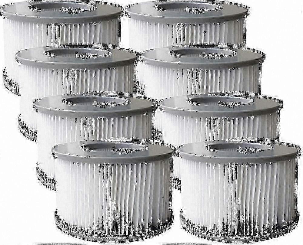 8-Pack Replacement Filters for Inflatable Pools and Spas