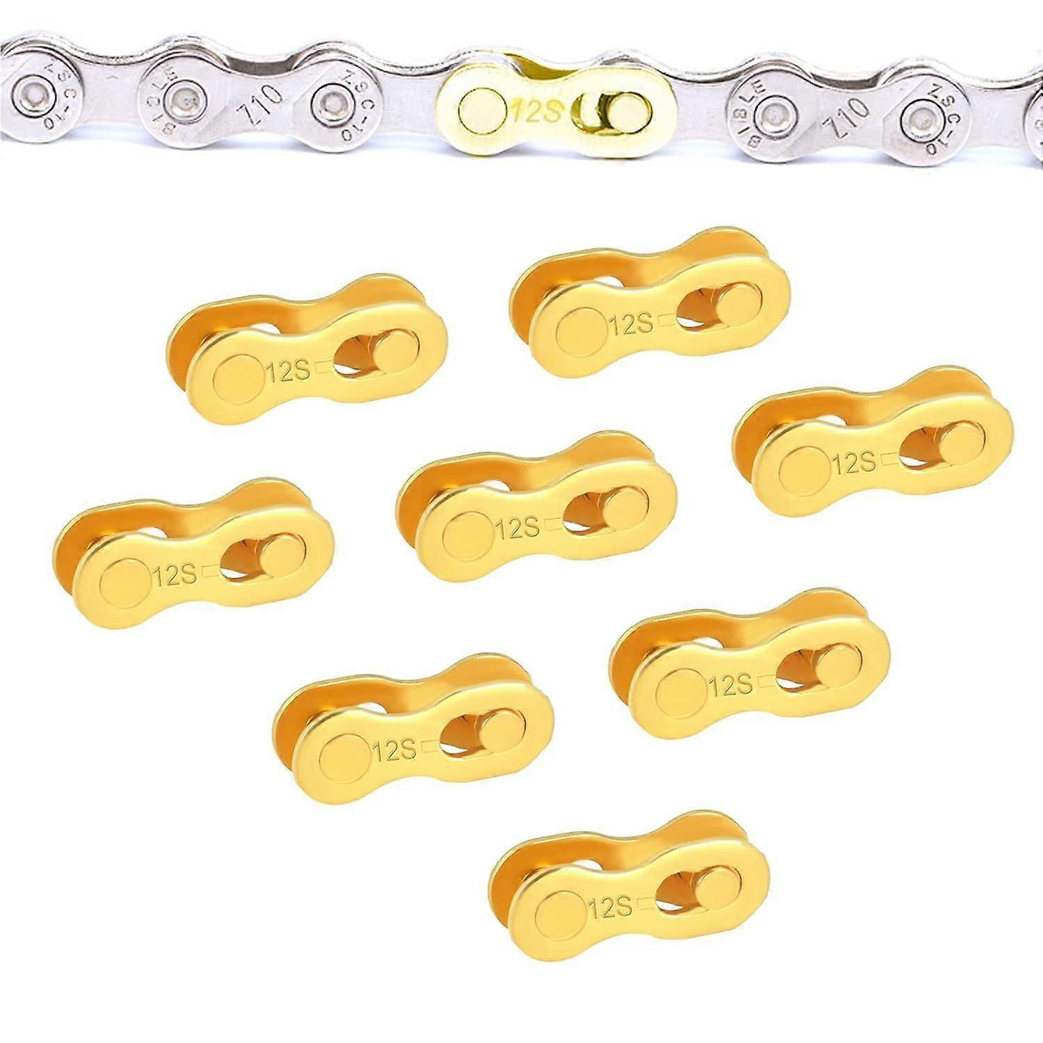 8 Pairs Bicycle 6/7/8/9/10/11/12 Speed Bike Chain Connector Lock Set, MTB Road