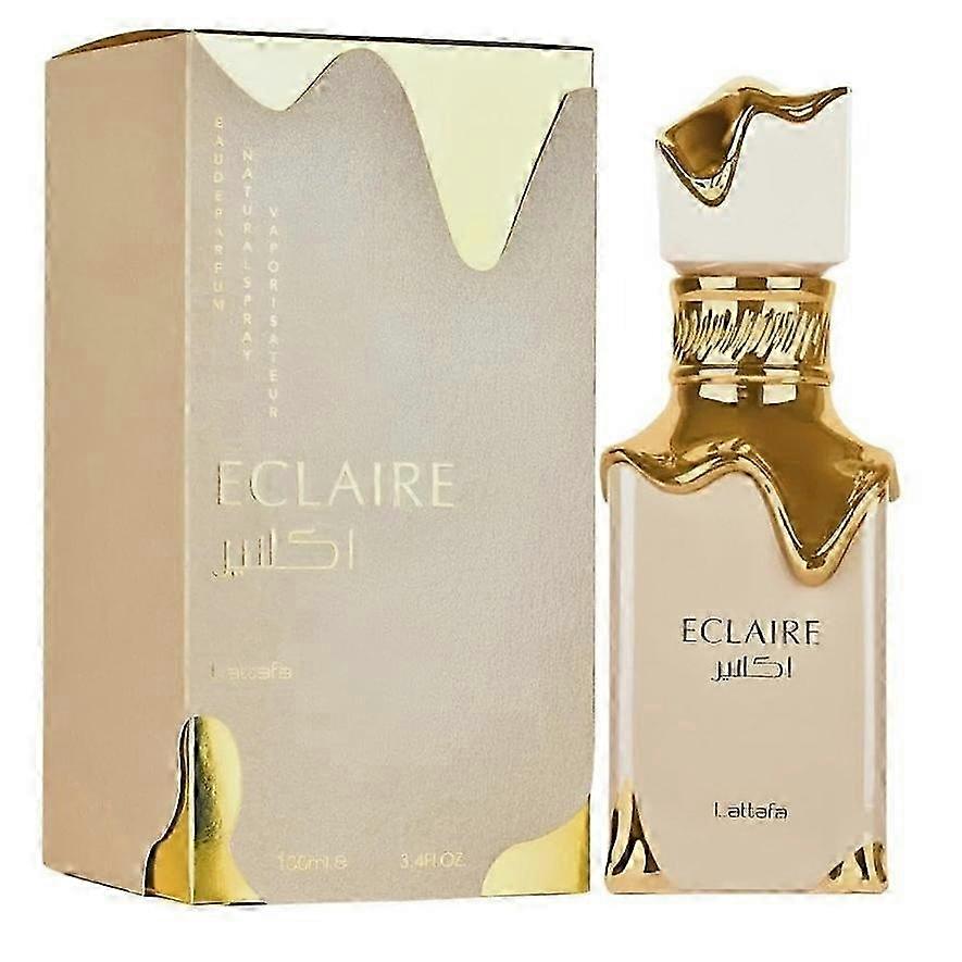 Lattafa Eclaire EDP 100mlチョコレートグルマンフレグランスに適しています女性のための魅力的な