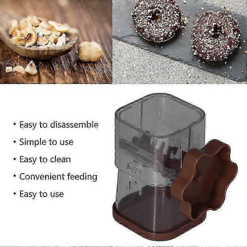 2025 Manual Nut Chopper, Nut Grinder, Easy To Clean, No Electricity Required, Manual Crank Nut Grinder Evenly Chopped, for Almonds, HazelnutsP20211224