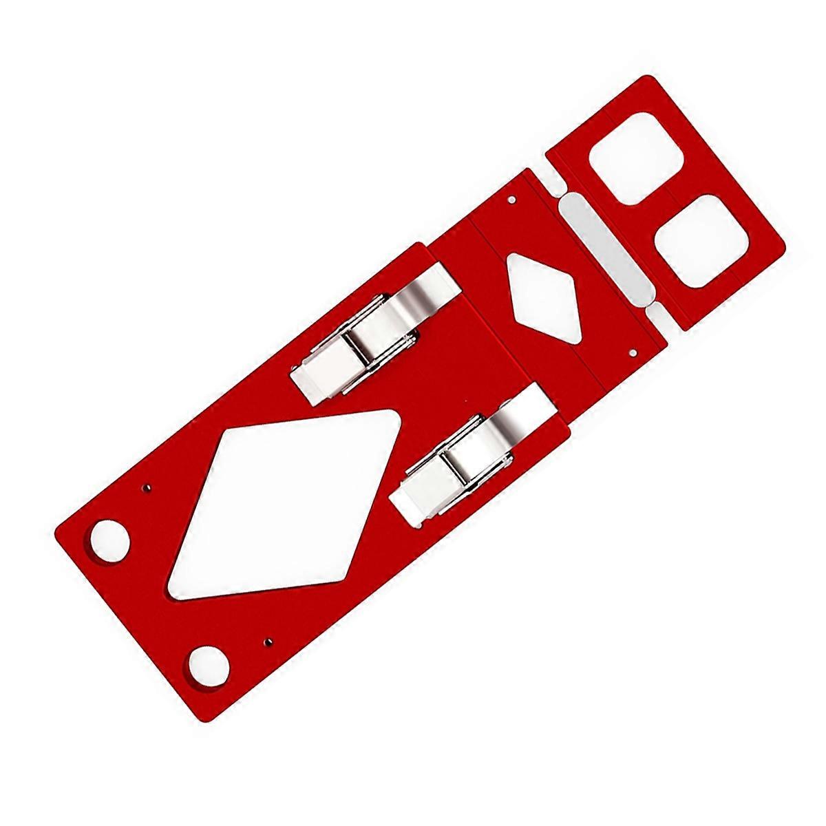 Track Saw Square Guide for Guide Rail,CNC 90 Degree Right Angle Guide with Edge Support, for , Red