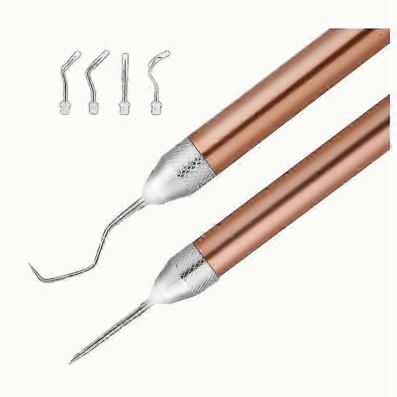 Weeding pen for vinyl cuts - LED lighted 2pcs set with tools