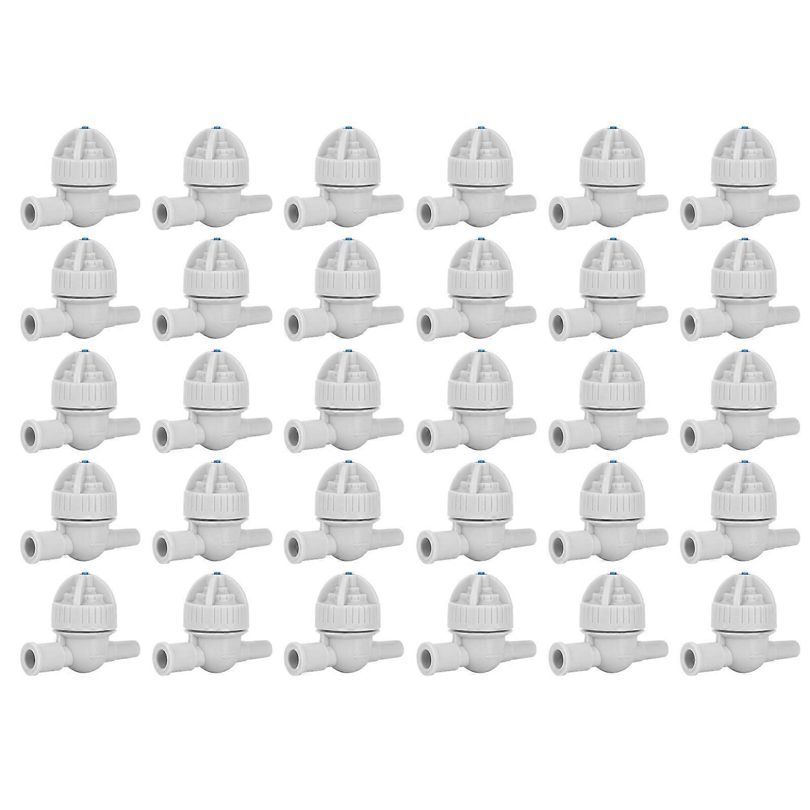 30Pcs Garden Drip Irrigation Detachable AntiDrip Device Tool for Greenhouse Cooling Atomization