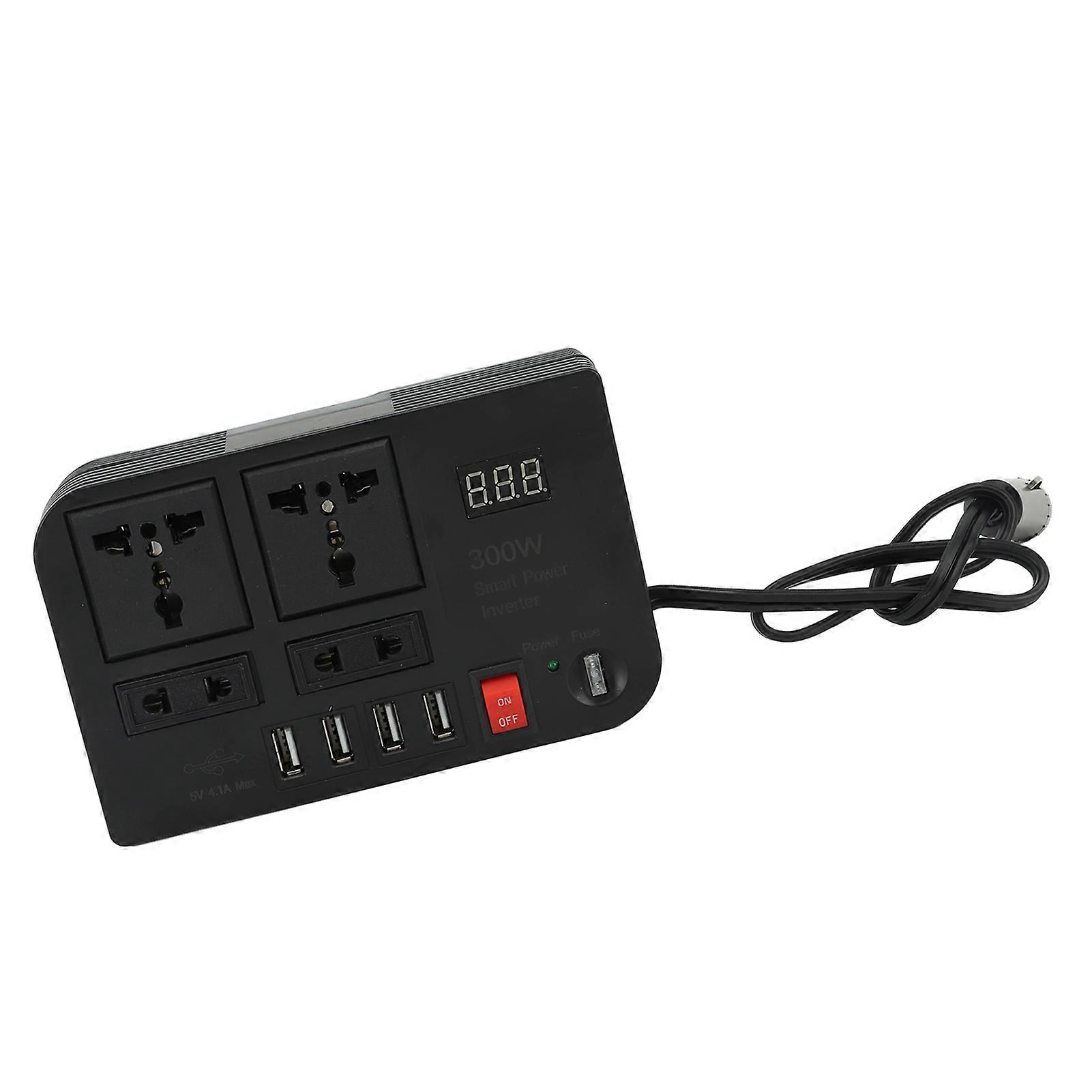 300W 12V to  Car Inverter 4.1A USB Output Multi Protection Automotive Power Converter Inverter