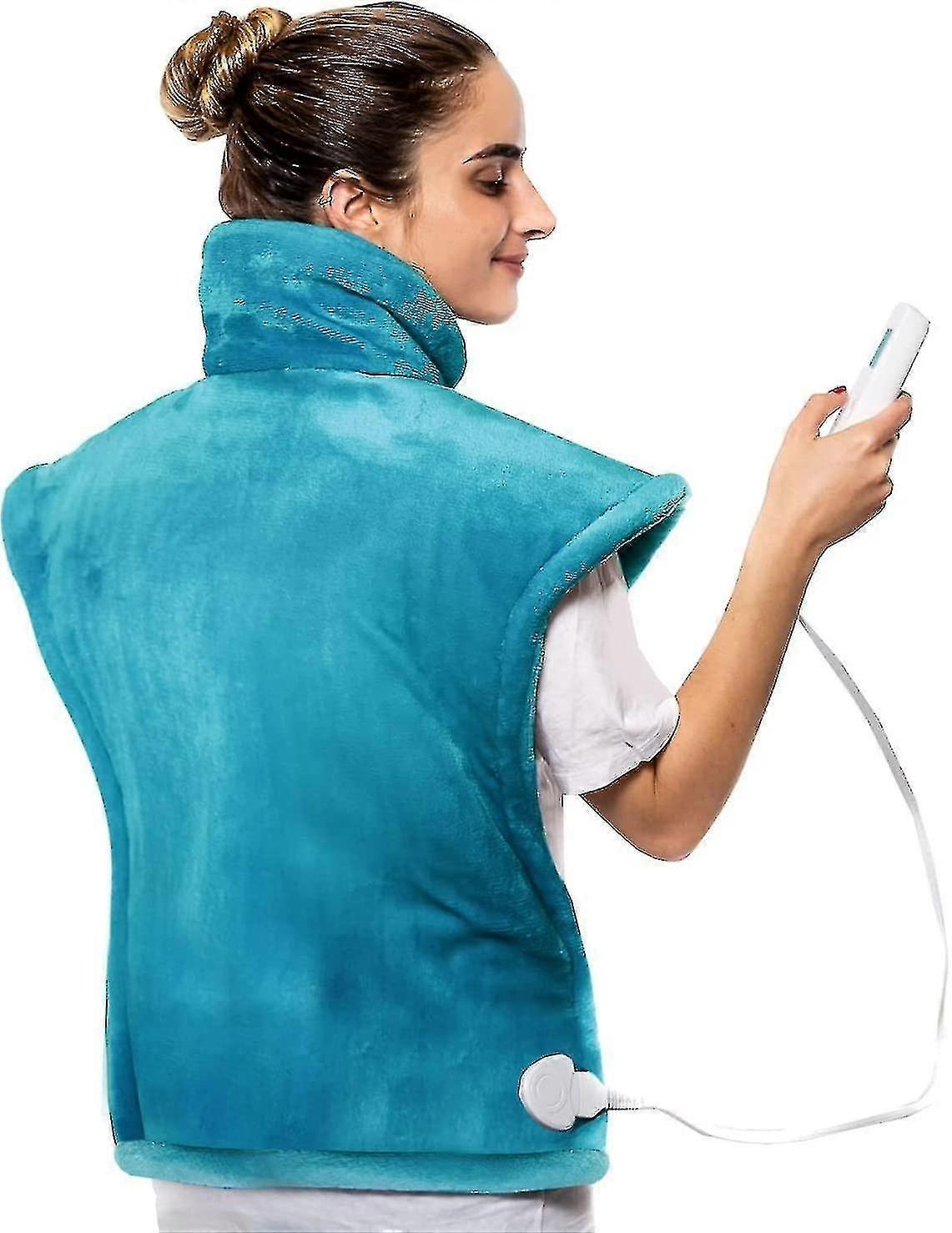 XL electronic heating pad for back pain relief