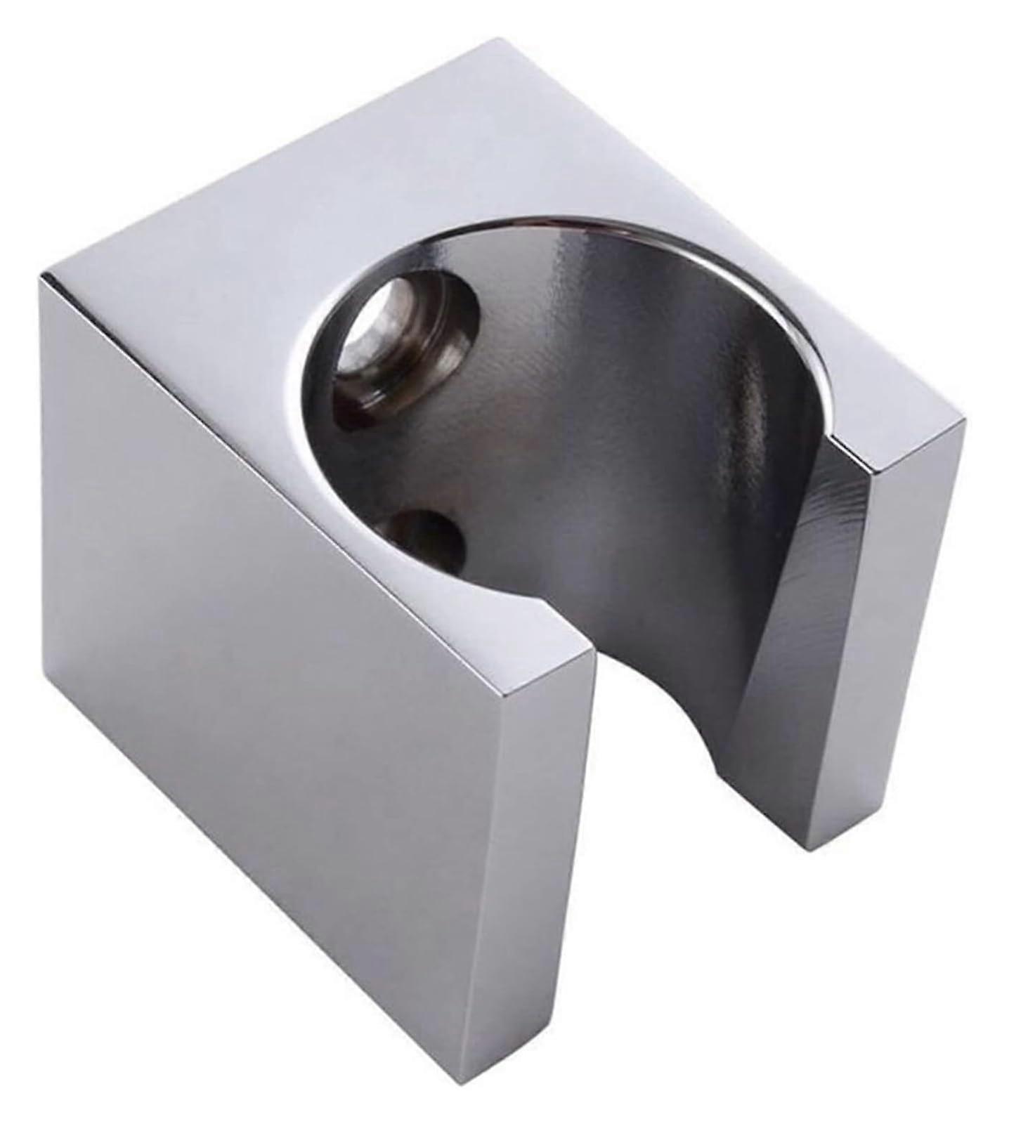 Shower Head Holder Solid Copper Bracket For Handheld Bidet Spray Silver 23x23x32mm Mount
