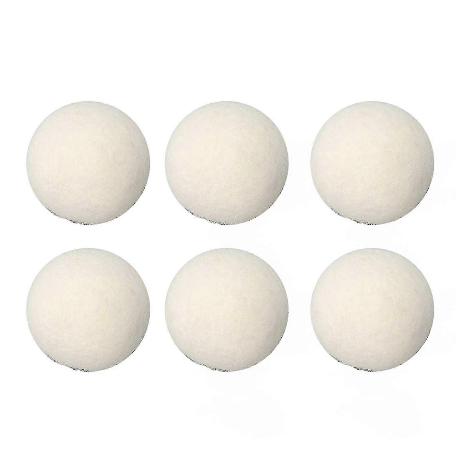2025 Latest Model 6pcs Wool Drying Balls Reusable Static Reduction Time