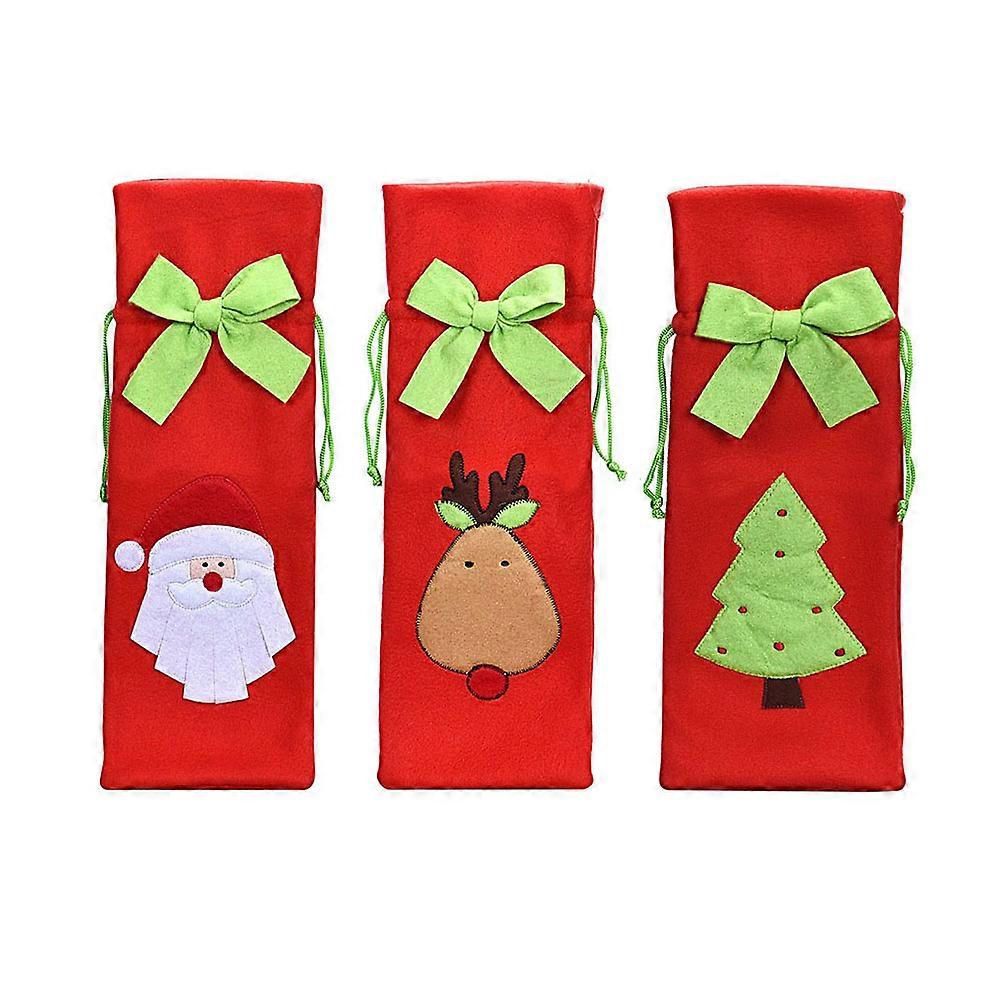 Christmas Holder 3Pcs Pack for Festive Table and Gift Wrap