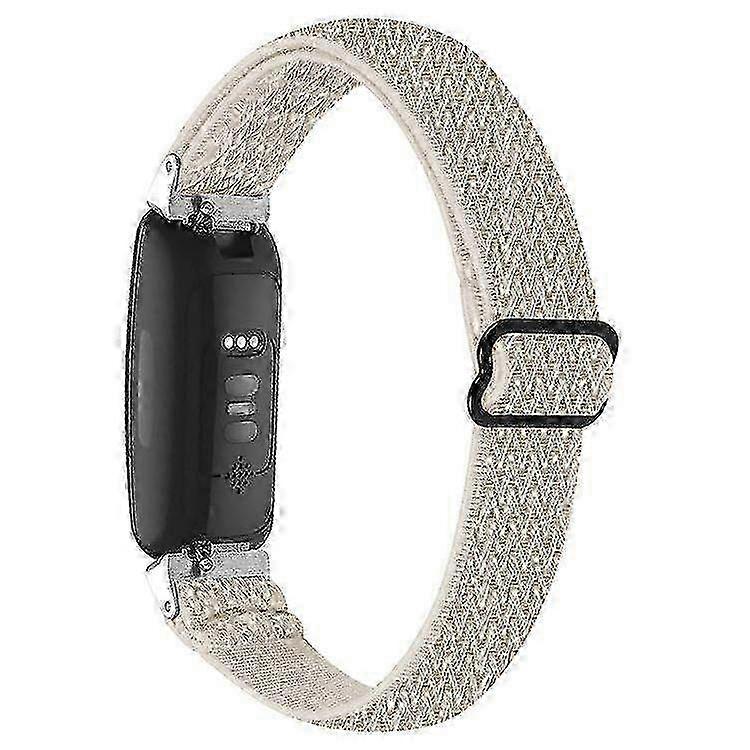 Woven Nylon Watch Band Compatible with Fitbit Inspire 3, Wave-shaped Wristband Comfortable and Adjustable