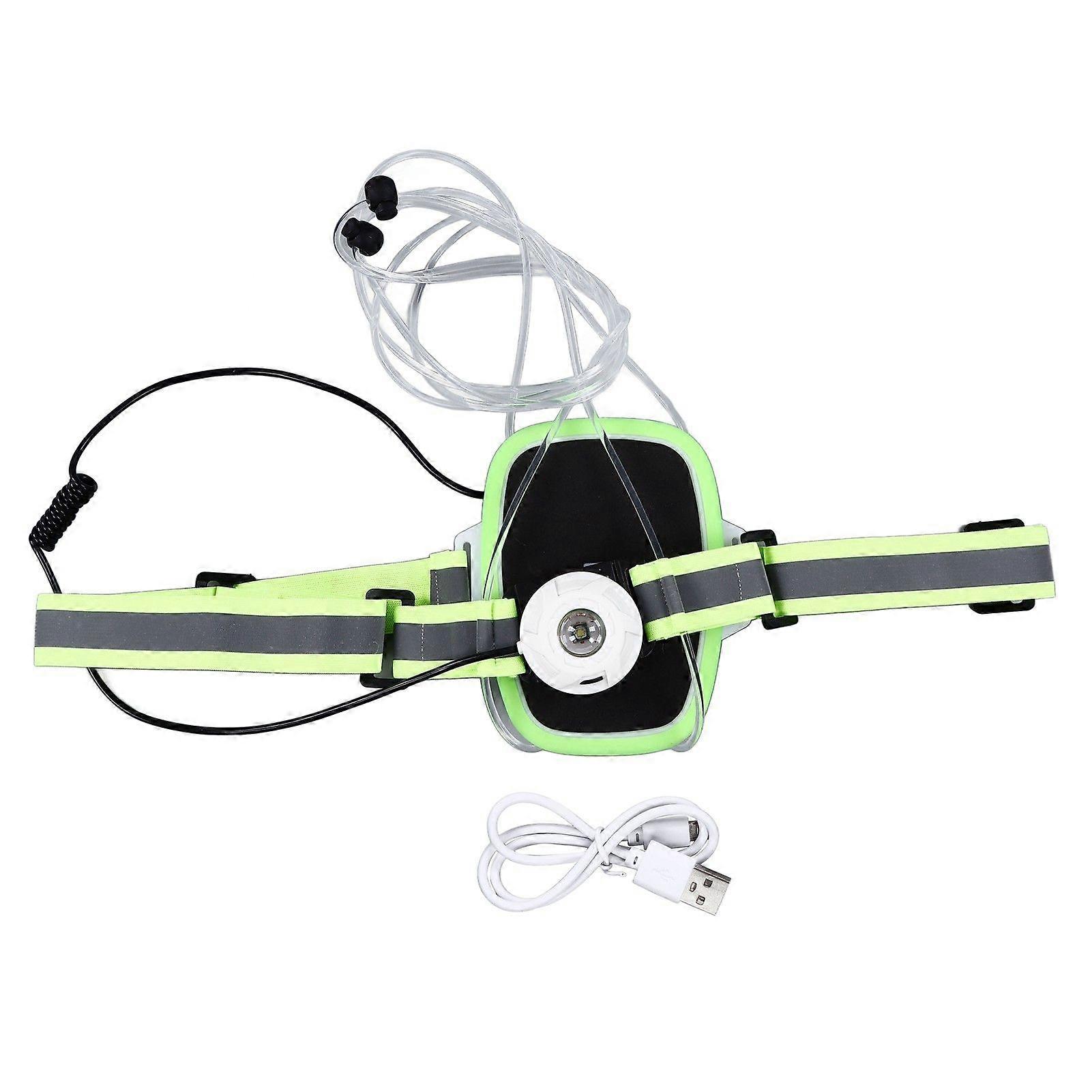Reflective Running Vest LED USB Charging RGB 6 Colors Adjustable Lightweight Strong Light Waterproof Running Light Vest