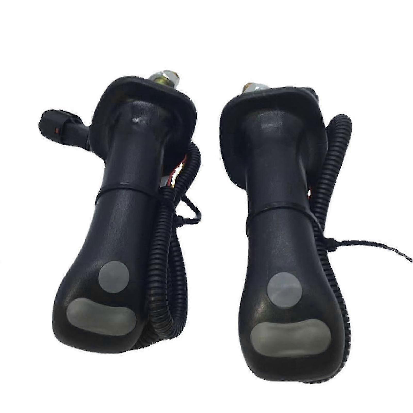 KOAVX DX225 Excavator Joystick Kit - 2PCS Handles with Ergonomic Grip & Precise Control Buttons
