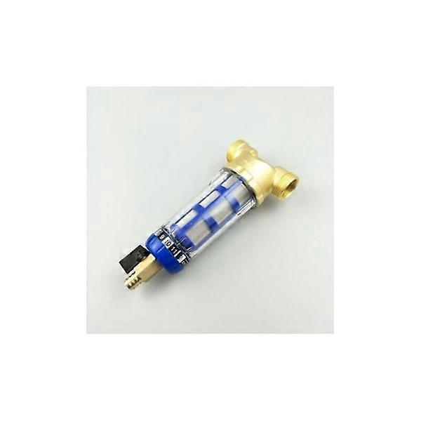 Reusable Spin-Down Sediment Water Filter - External Thread - Fountain Water Hose Sediment Filter (1/2 Male)