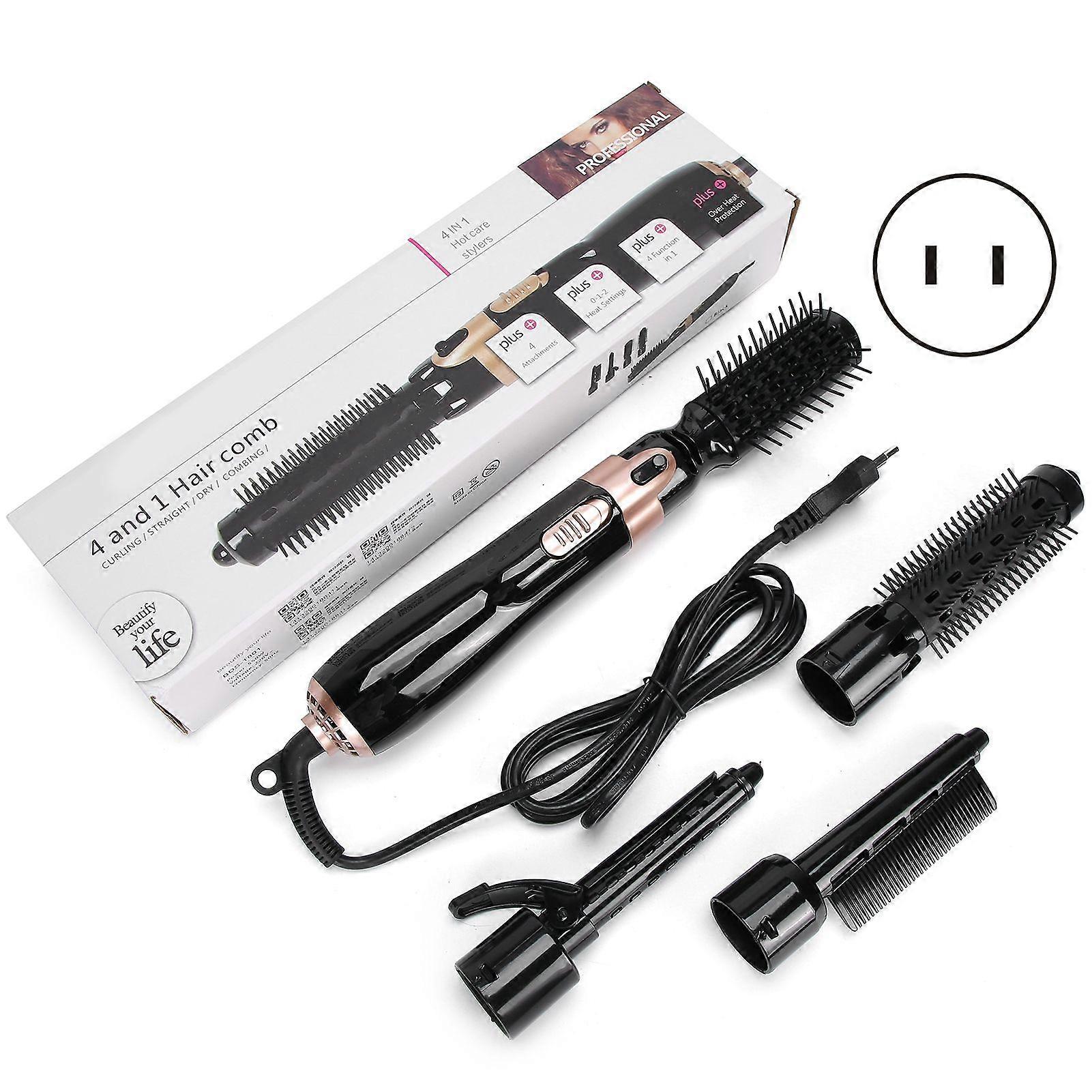 4in1 Automatic Hair Curler Curling Iron Multifunction 2 Temperature Ceramic HeatingUS Plug 110V