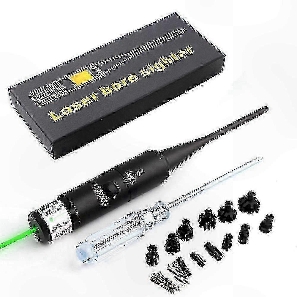 Universal Laser Boresight Tool with Multi-Hole Calibration for 0.177 to 0.50 Caliber Firearms