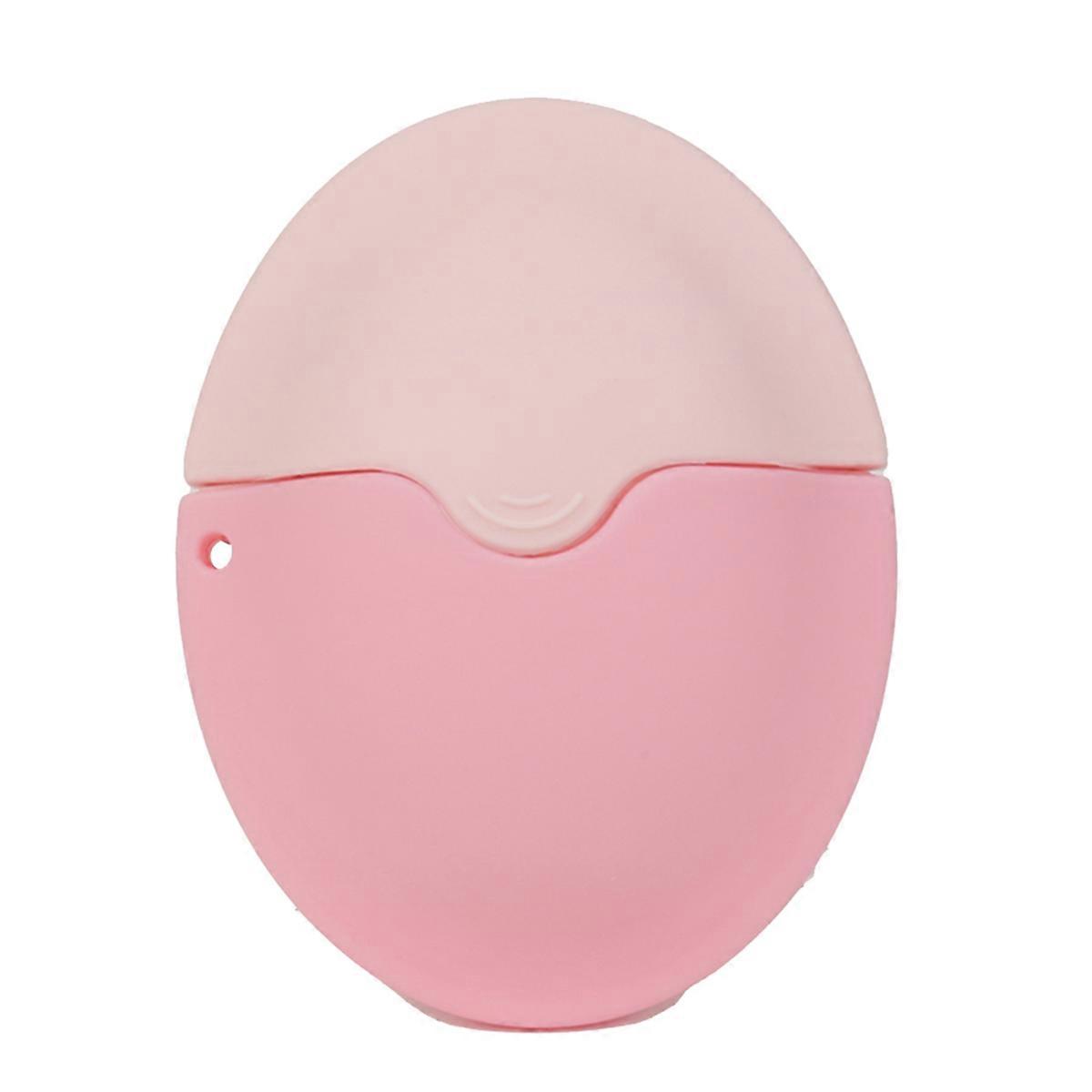 Suncream Applicator Roller Portable Refillable Sunscreen Lotion Sponge Applicator for Kids Adults Families Pink