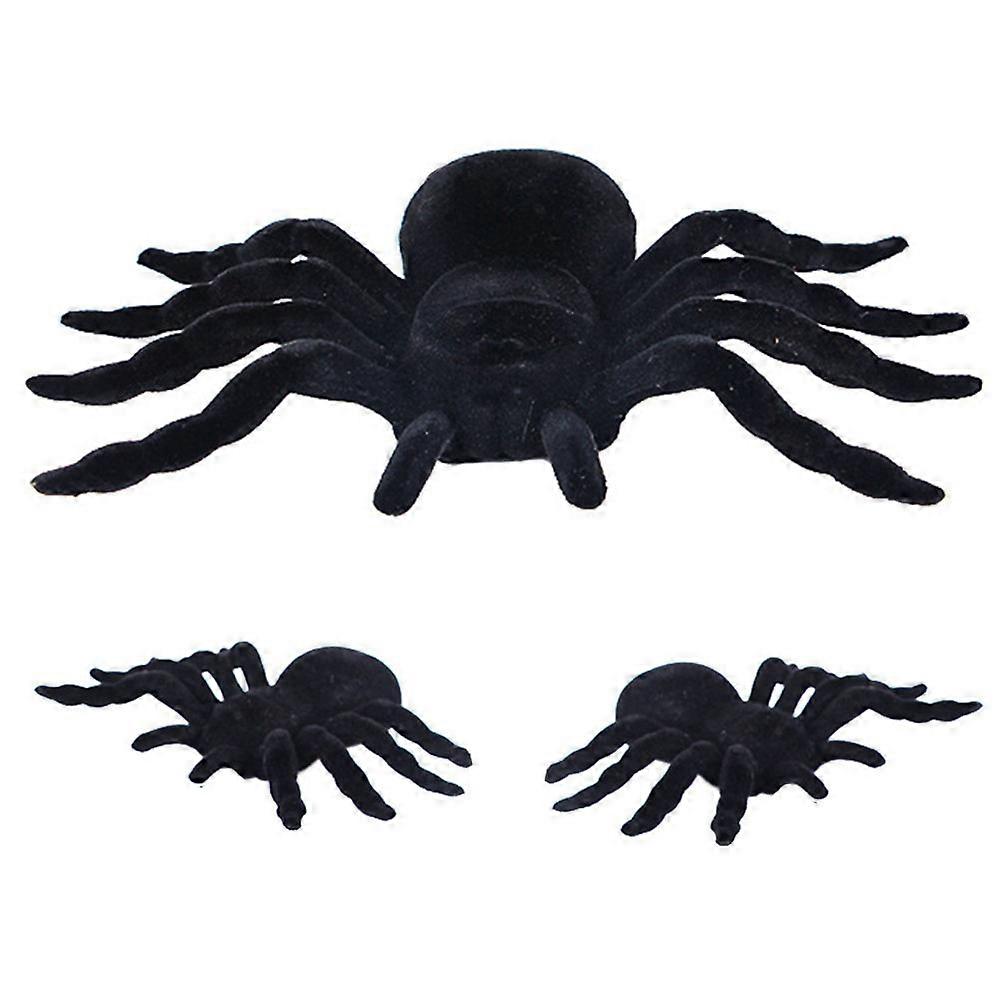 Halloween Spider Prank Toy Simulation Spider Model for Kids Playing 3Pcs